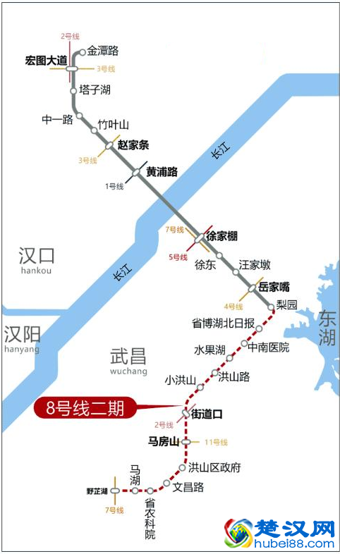 武汉地铁8号线二期什么时候才能开通?