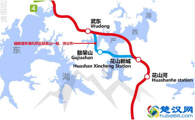 串联光谷与武汉火车站的地铁19号线有望在2023年9月30